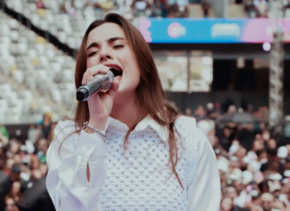 Isadora Pompeo no Ore Comigo 2026 - @tamaramidia. 