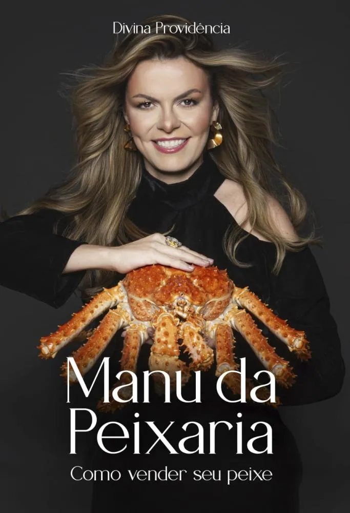 Manu da Peixaria leva seu primeiro livro para a Bienal do Livro de São Paulo