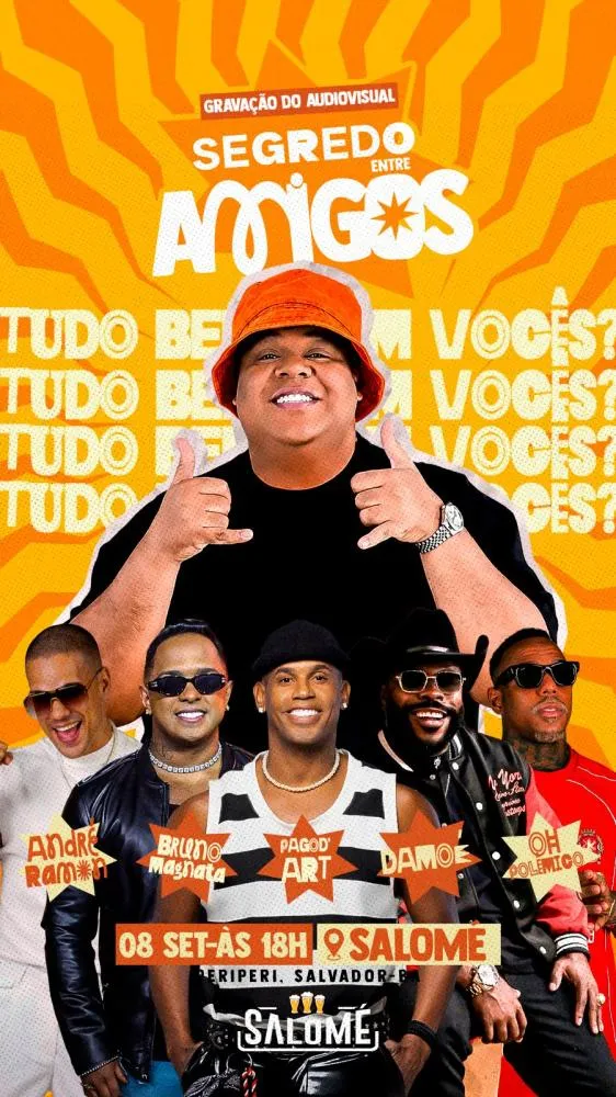 PAGODE DO SEGREDO CONFIRMA FLAVINHO PAGOD’ART E FECHA TIME DE CONVIDADOS PARA AUDIOVISUAL “SEGREDO ENTRE AMIGOS”