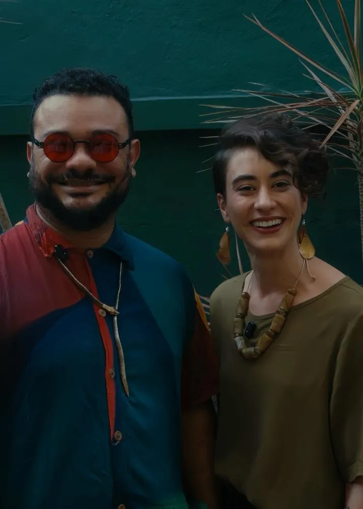 Camila Rocha recebe Silas Prado no Projeto Trela, no Estúdio Galeria Resistor, em 9 de setembro