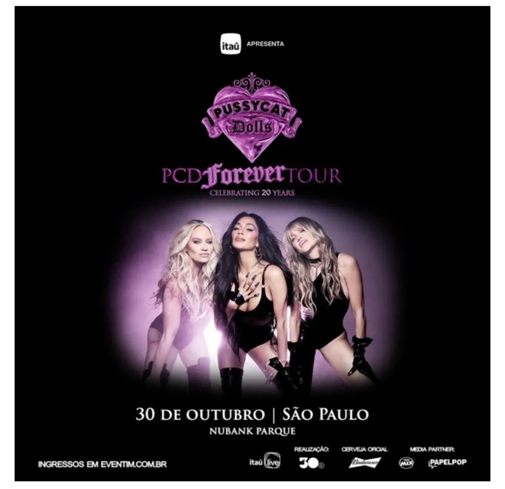 Pussycat Dolls anuncia primeiro show no Brasil com a turnê mundial “PCD Forever Tour”