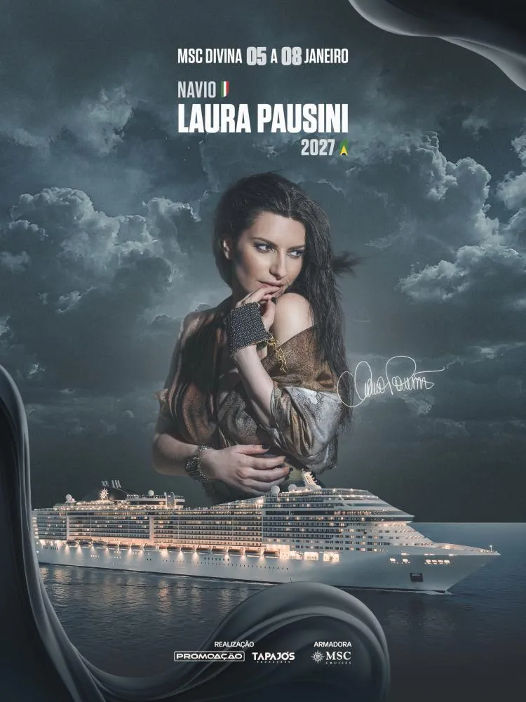 Laura Pausini ganha navio temático no Brasil e inaugura nova fase da PromoAção