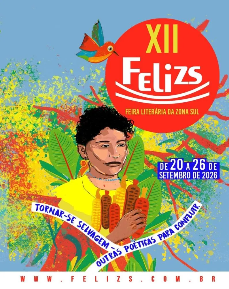 Feira Literária da Zona Sul (FELIZS) celebra a literatura periférica em sua 12ª edição, com mulheragem à liderança indígena Jerá Guarani