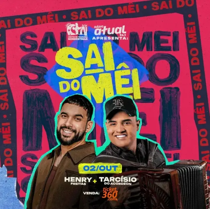  Henry Freitas e Tarcísio do Acordeon se apresentam no CTN