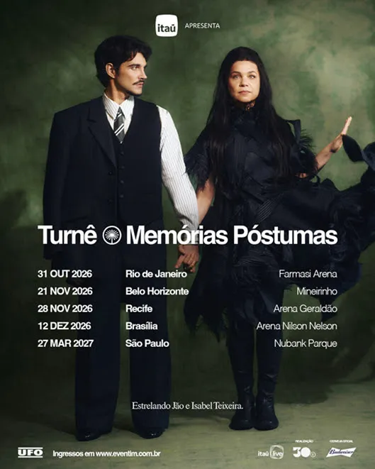 Jão abre venda de ingressos para shows da turnê Memórias Póstumas