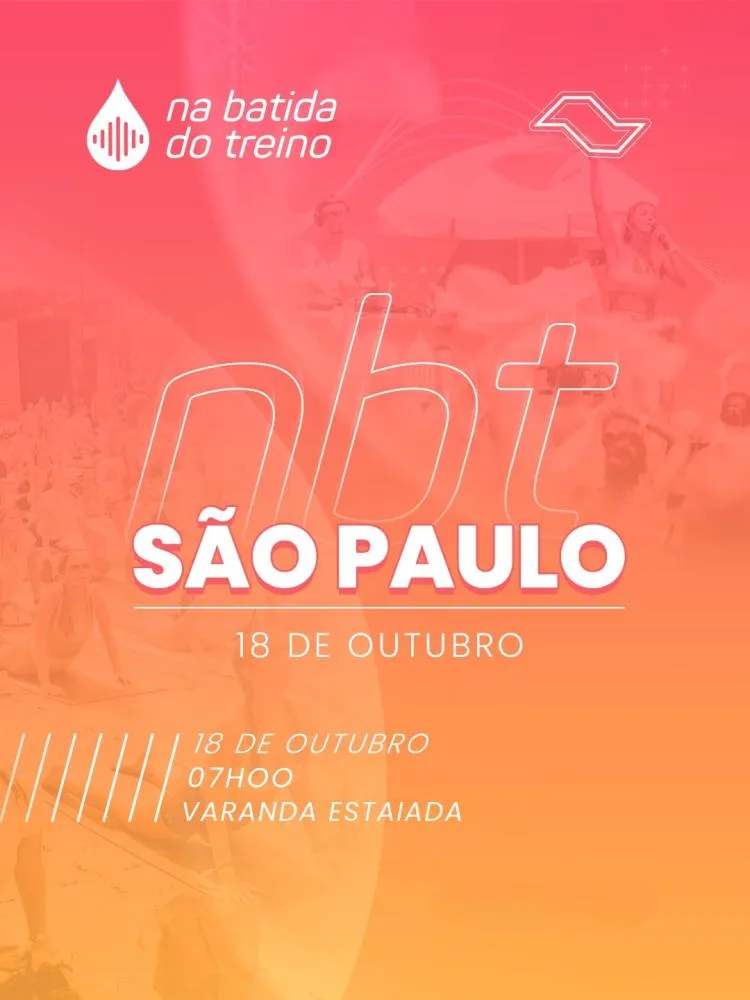 Varanda Estaiada recebe 10ª edição do Na Batida do Treino, da Crew