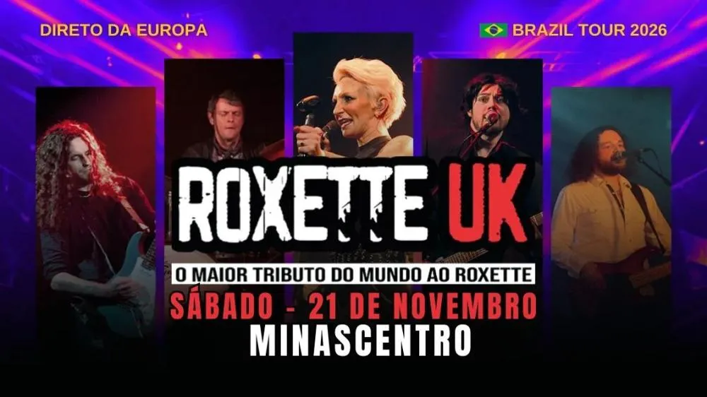 ROXETTE UK É UMA BANDA QUE TEM APENAS UM OBJETIVO: TRANSMITIR O SOM, A ENERGIA E A EMOÇÃO O MAIS FIELMENTE POSSÍVEL DA LENDÁRIA BANDA ROXETTE!