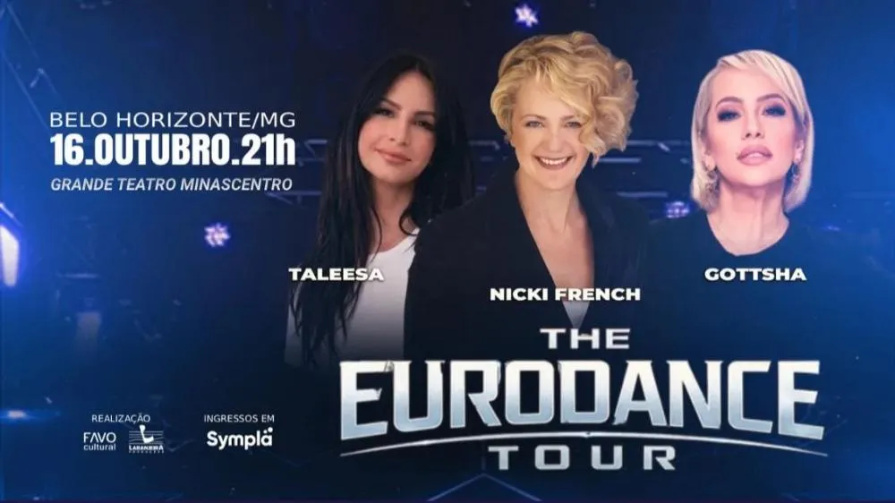 THE EURODANCE TOUR CHEGA AO BRASIL COM AS VOZES QUE MARCARAM OS ANOS 90!