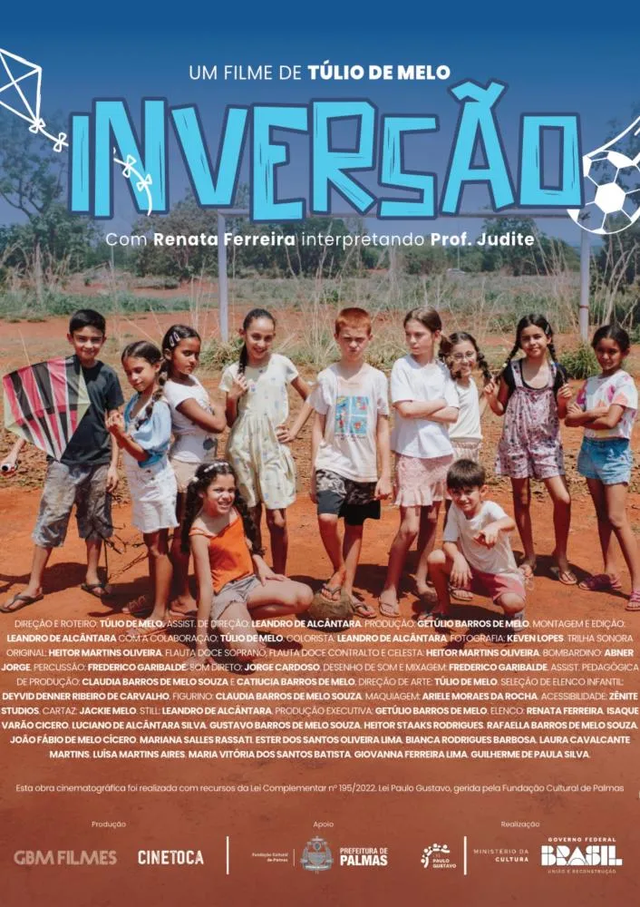 Cartaz do filme “Inversão”, de Túlio de Melo, um dos selecionados pelo festival