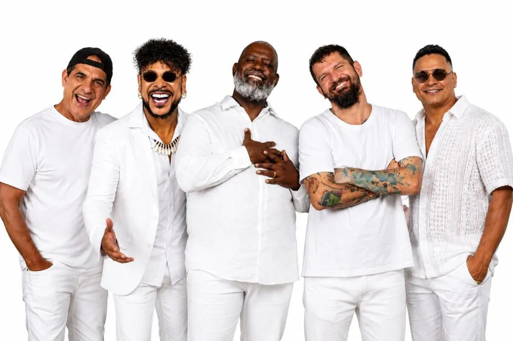 Saulo, Durval, Jau, Xanddy Harmonia e Péricles 